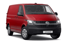 Car Hire Buxton - Red VW Transporter Automatic - Van hire Buxton