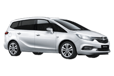 Car Hire Buxton - Vauxhall Zafira 7-Seater - Minibus hire Buxton